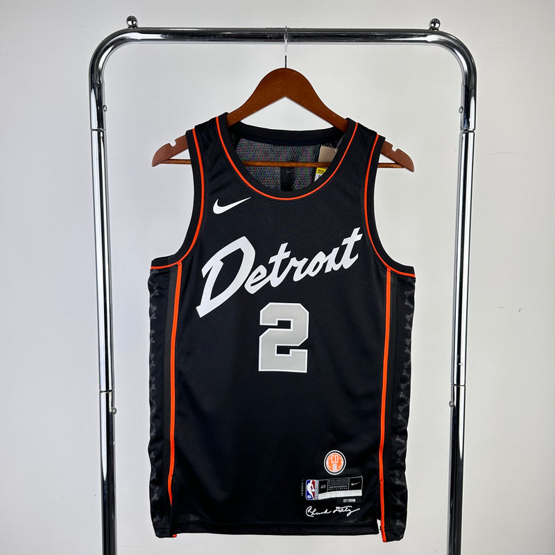 Regata Detroid Pistons Preta Swingman 2023/24 - City Edition