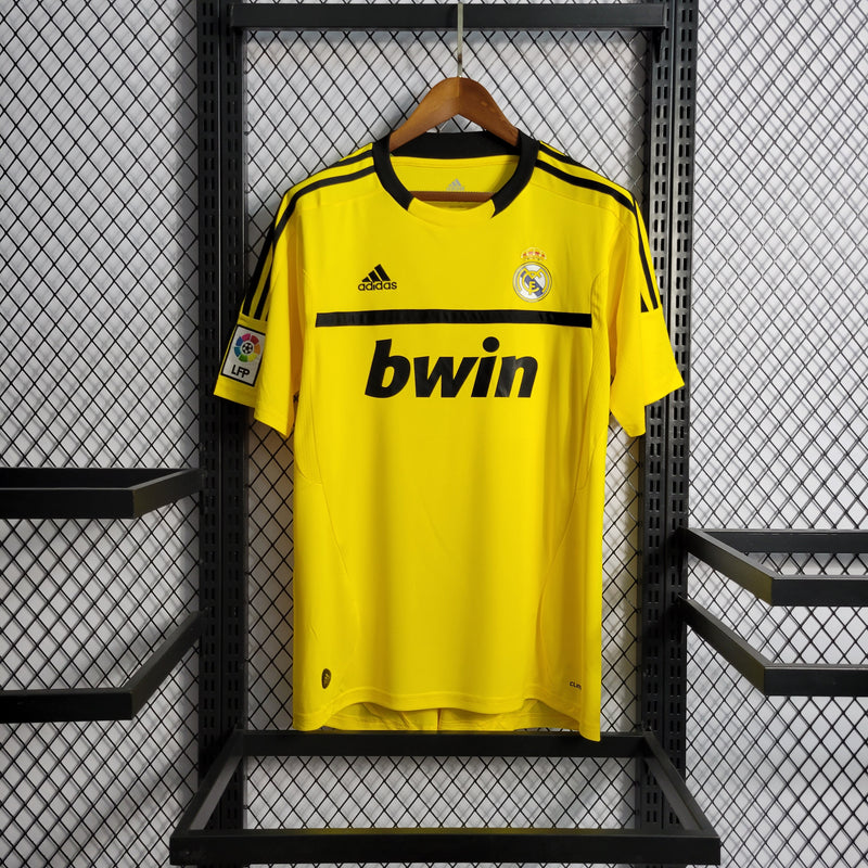 Camisa Goleiro Real Madrid Retrô 2011/12 Amarela - Masculina