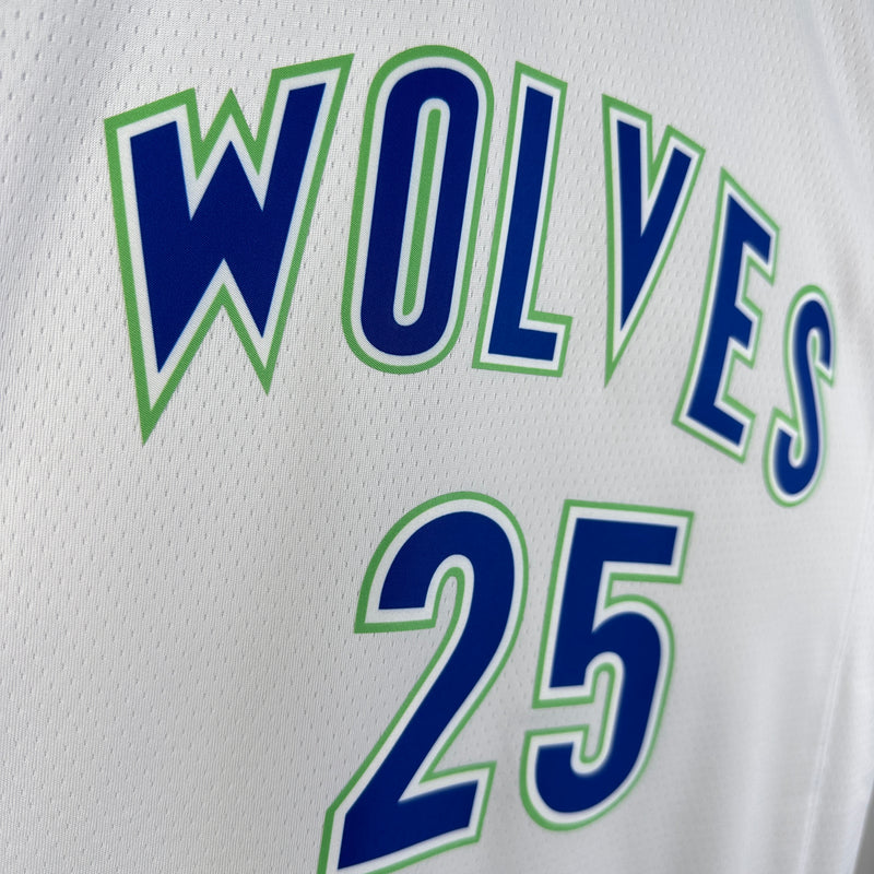 Regata Minnesota Timberwolves Branca Swingman 2023/24 - Classic Edition