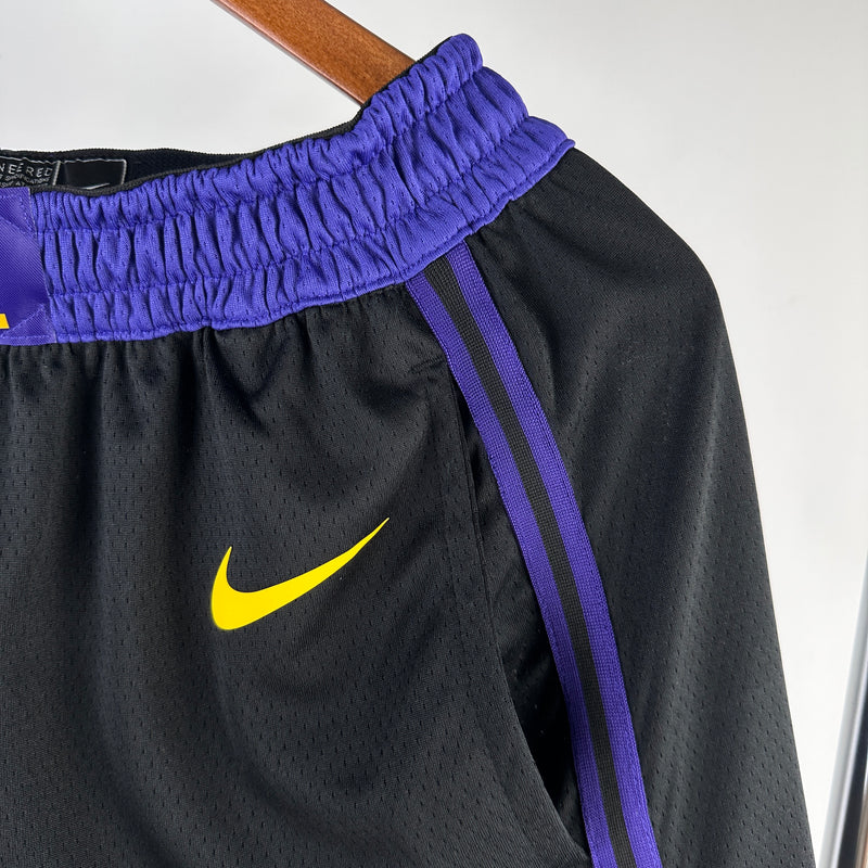 Bermuda Los Angeles Lakers Preta 2023/24 - City Edition