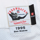 Camisa Dan Marino Miami Dolphins  Mitchell & Ness Throwback Retired Player Pocket 1998 - Branca