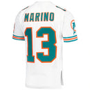 Camisa Dan Marino Miami Dolphins  Mitchell & Ness Throwback Retired Player Pocket 1998 - Branca