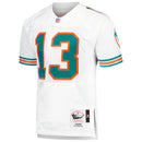 Camisa Dan Marino Miami Dolphins  Mitchell & Ness Throwback Retired Player Pocket 1998 - Branca