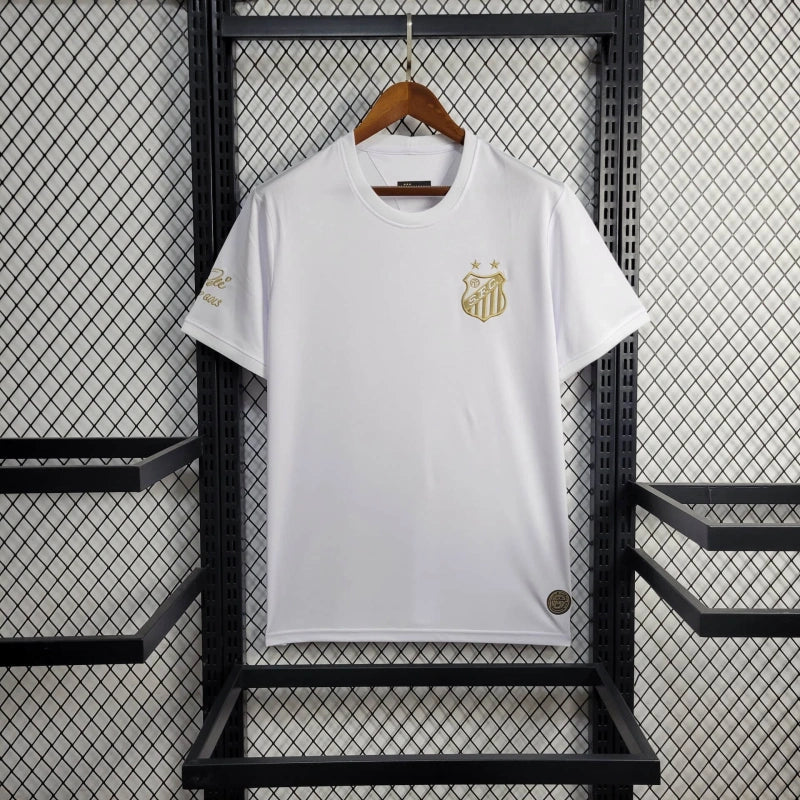 Camisa Santos Pelé Retrô Mil Gols - Masculina