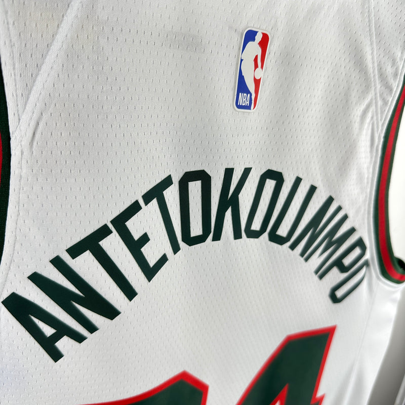 Regata Milwaukee Bucks Branca Swingman 2017/18 - Classic Edition