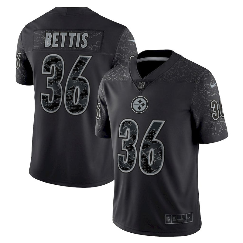 Camisa Pittsburgh Steelers Nike RFLCTV Limited - Preta