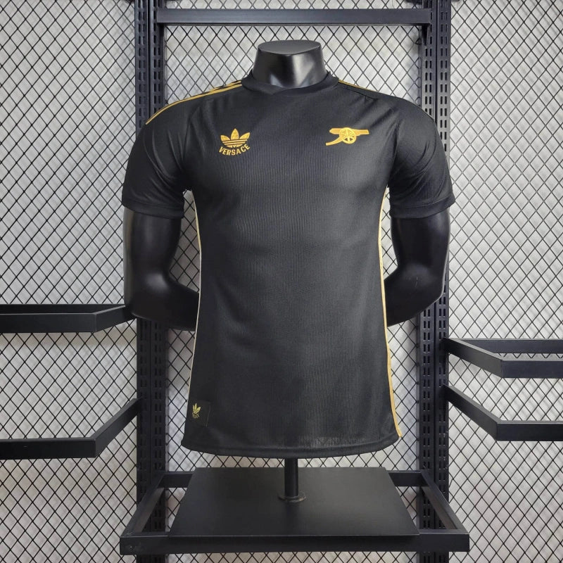 Camisa Edição Exclusiva Arsenal x Versace 2024 Jogador - Masculina