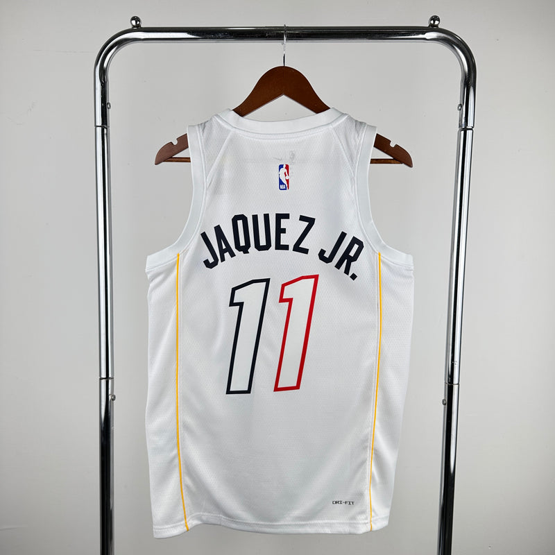 Regata Miami Heat Branca Swingman 22/23 - City Edition
