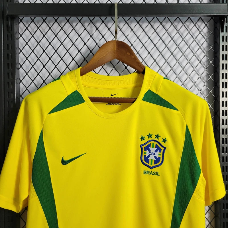 Camisa 1 Brasil Retrô 2002 - Masculina