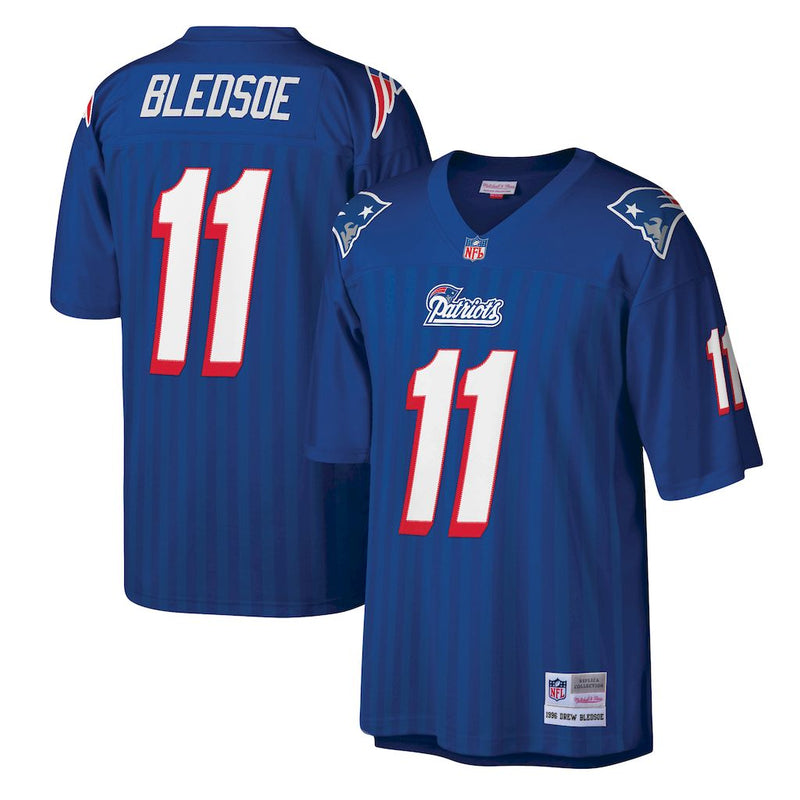 Camisa New England Patriots Mitchell & Ness Legacy Replica 1996 - Azul Royal
