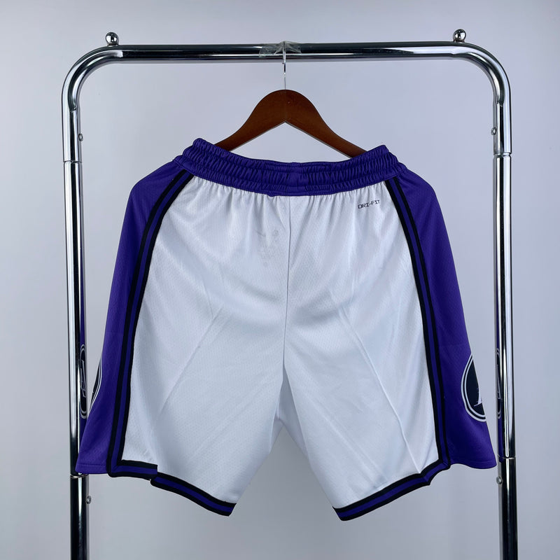 Bermuda Los Angeles Lakers Branca e Roxo 2022/23 - City Edition