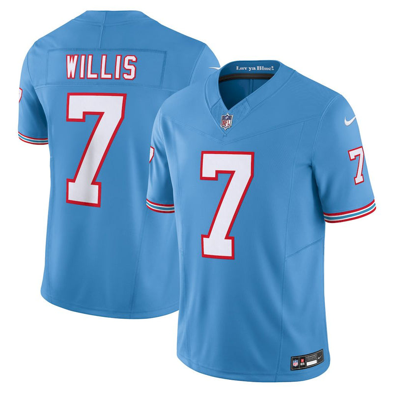 Camisa Tennessee Titans Nike Vapor F.U.S.E. Limited - Light Blue