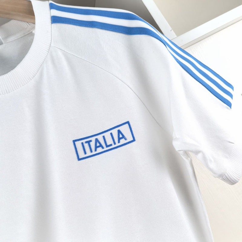 Camiseta Adicolor Classics 3 Linhas Itália 2024 - Branca