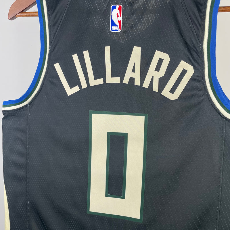 Regata Milwaukee Bucks Preta Swingman 2022/23 - Statement Edition