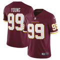 Camisa Chase Young Washington Football Team Nike Vapor Limited - Branca/Bordo