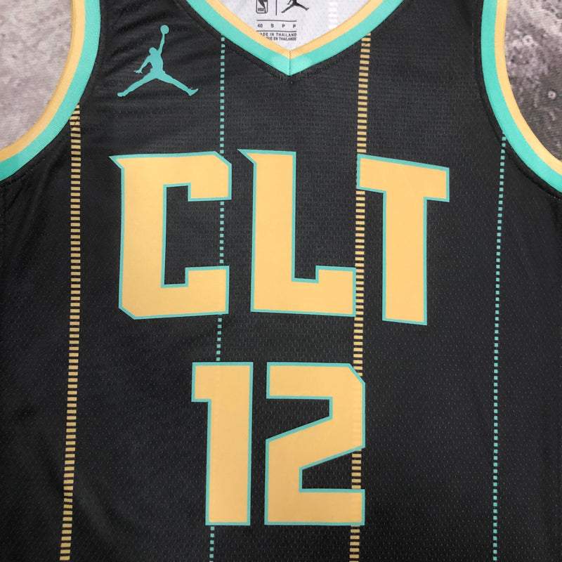 Regata Charlotte Hornets Preta - City Edition
