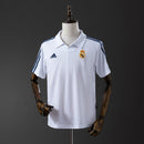 Camisa 1 Real Madrid Retrô 2001/02 (Liga dos Campeões) - Masculina