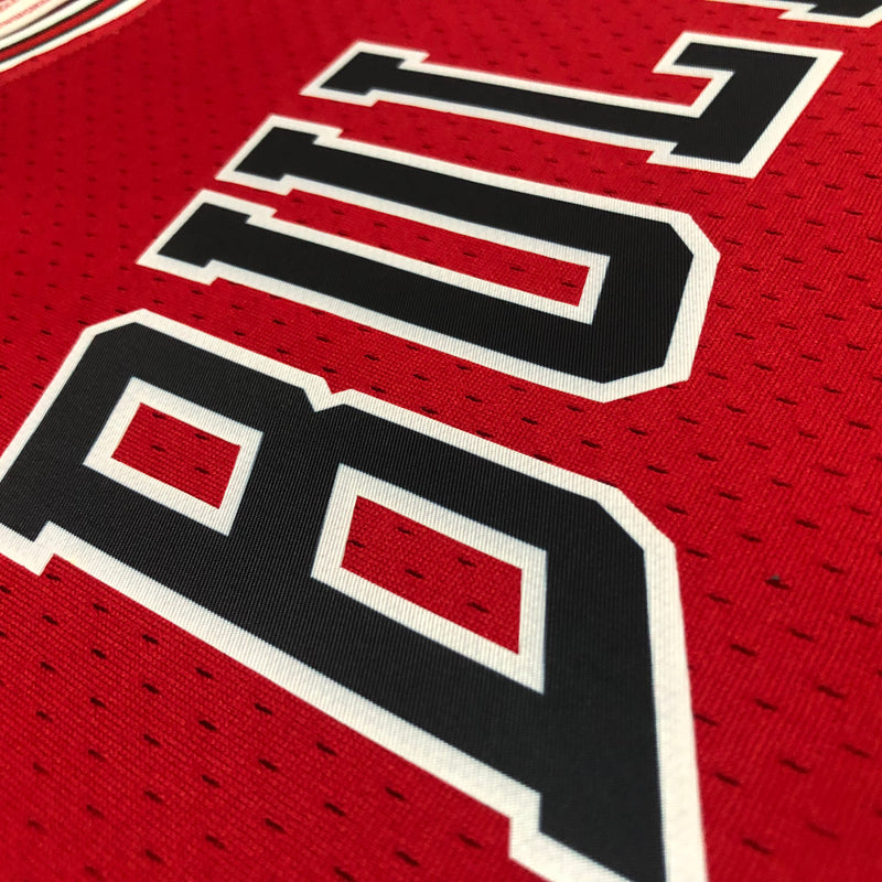 Regata Chicago Bulls Michael Jordan Vermelha 1997/98 - Hardwood Classics