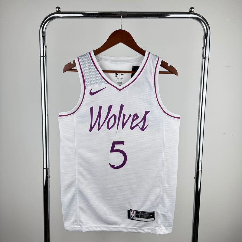 Regata Minnesota Timberwolves Branca Swingman 2018/19 - Earned Edition