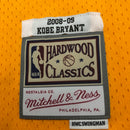 Regata Los Angeles Lakers Kobe Bryant Amarela 2008/09 - Hardwood Classics