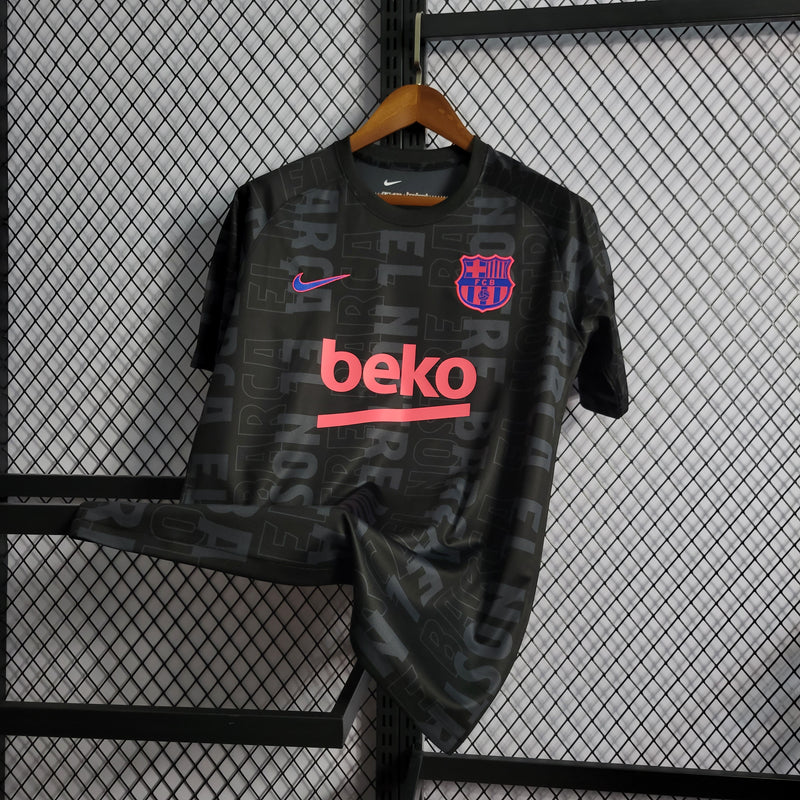 Camisa Europeu Pré-jogo Barcelona 2021/22 Torcedor - Masculina