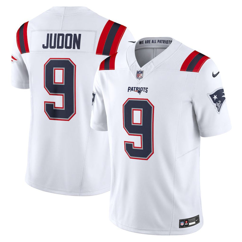 Camisa Matthew Judon New England Patriots Nike Vapor F.U.S.E. Limited  - Branca/Vermelha
