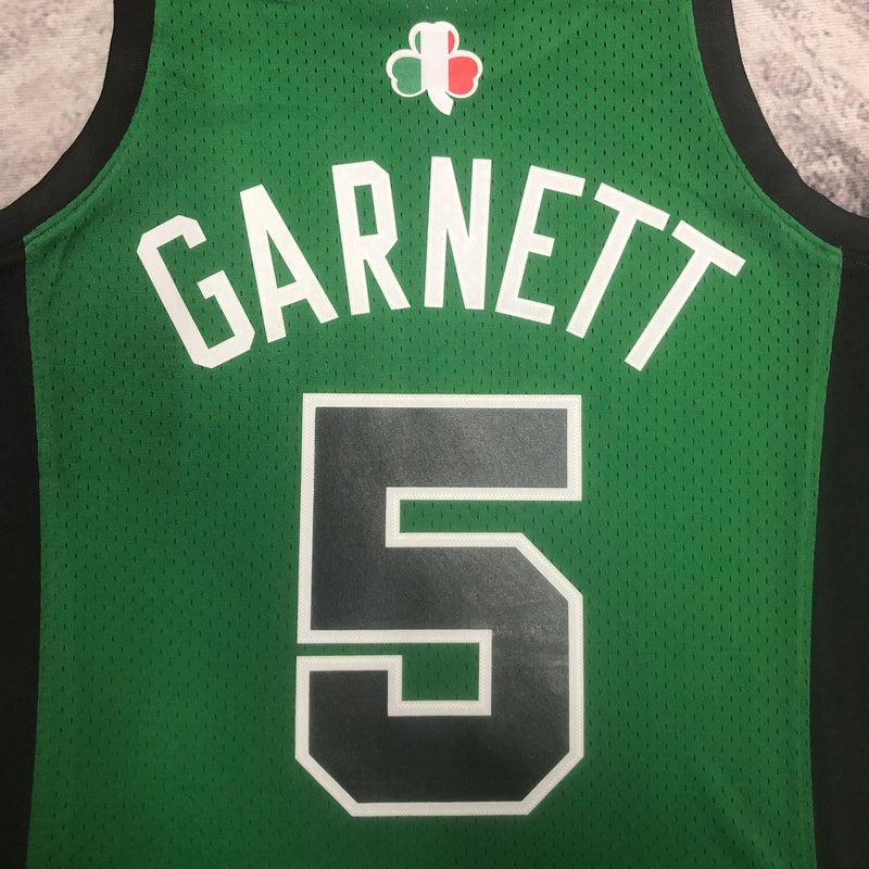Regata Boston Celtics Kevin Garnett Verde 2007/08 - Hardwood Classics