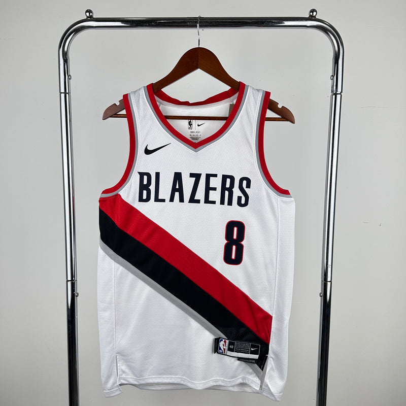 Regata Portland Trail Blazers Branca Swingman 2020/21 - Association Edition