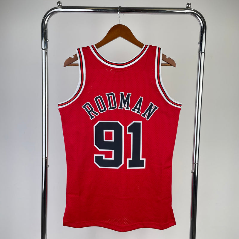 Regata Chicago Bulls Michael Jordan Vermelha 1997/98 - Hardwood Classics