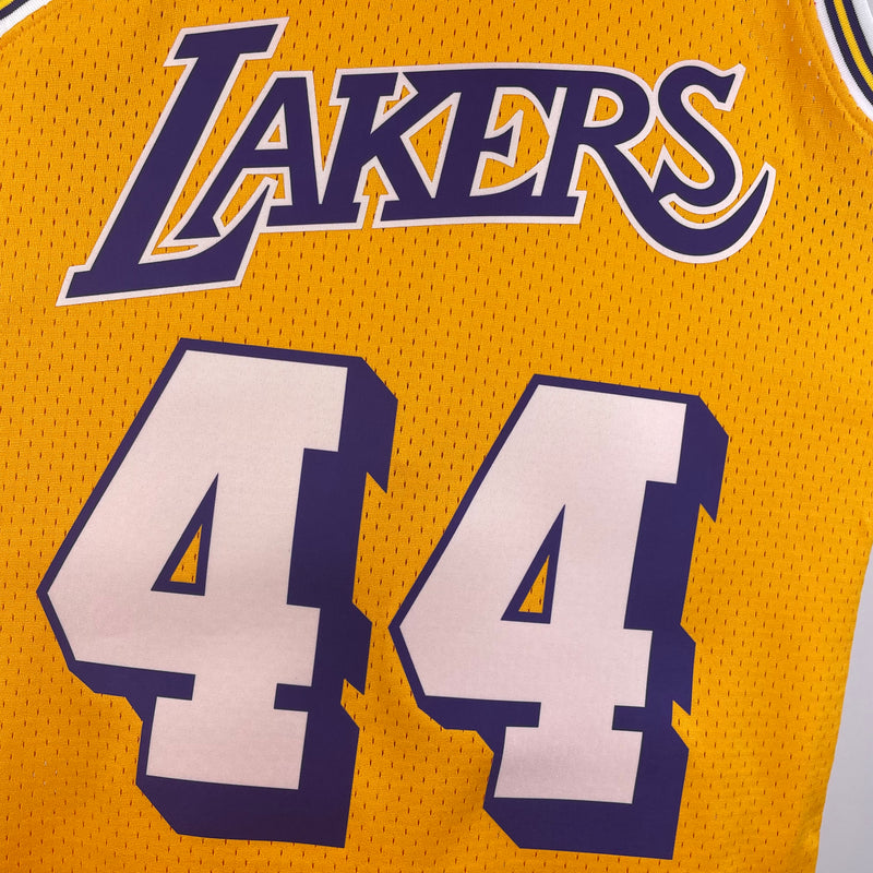 Regata Los Angeles Lakers Amarela 1971/72 - Hardwood Classics