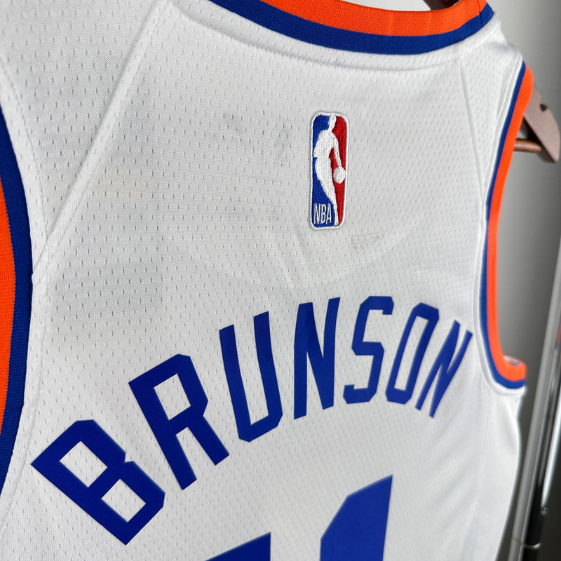 Regata New York Knicks Branca Swingman 2023 - 75th Anniversary Edition