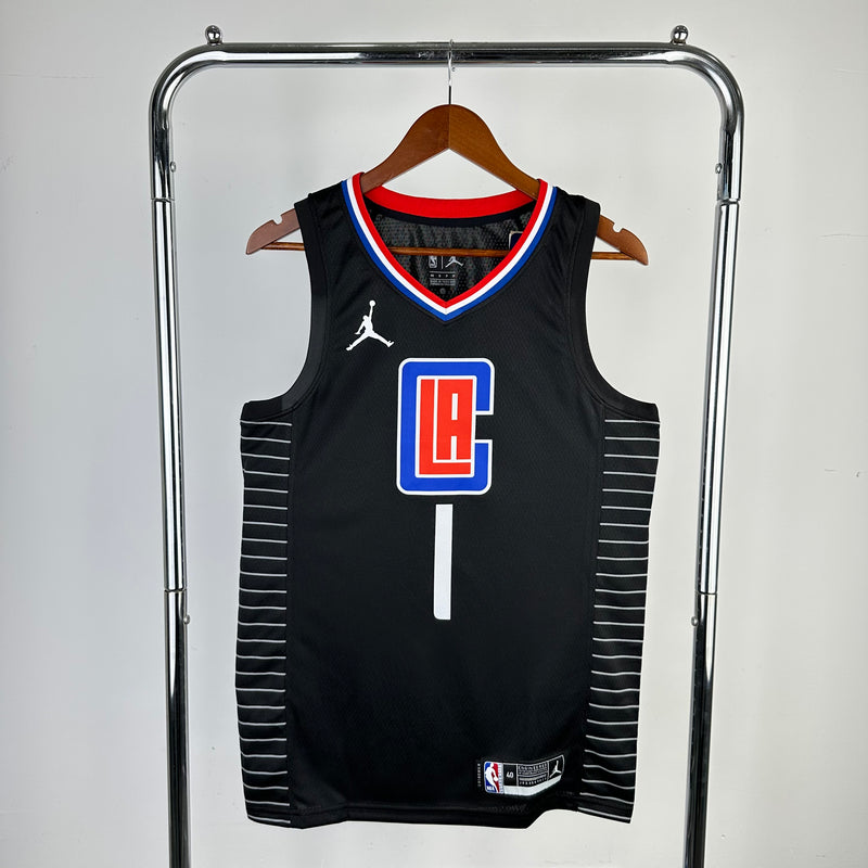 Regata LA Clippers Preta 2020/21 - Statement Edition