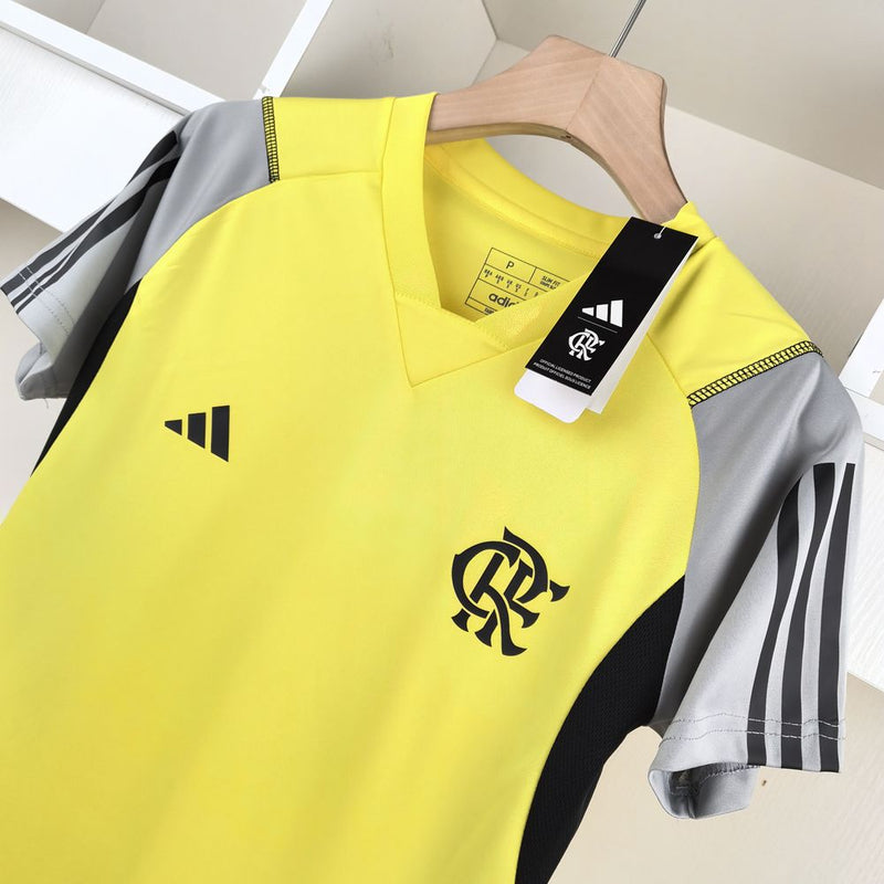 Camisa 2 Treino Flamengo Amarela 2024/25 - Feminina