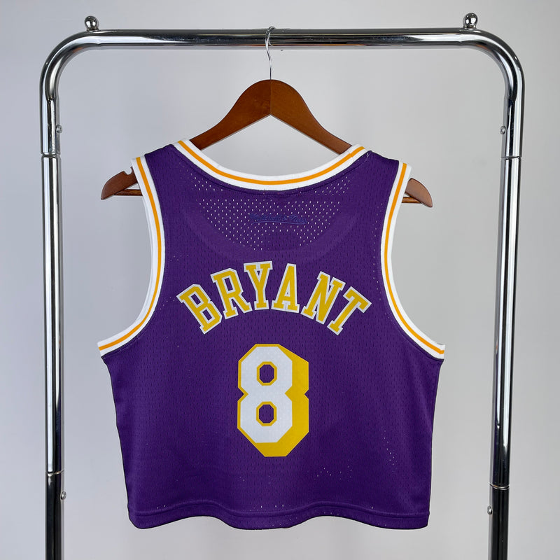 Cropped Feminino Los Angeles Lakers Roxo - Bryant 8