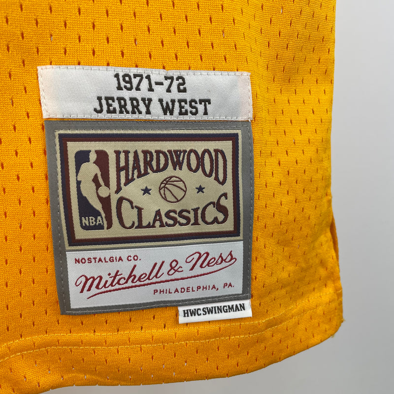Regata Los Angeles Lakers Amarela 1971/72 - Hardwood Classics