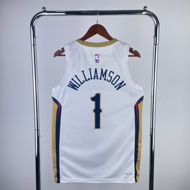 Regata New Orleans Pelicans Branca Swingman - Association Edition