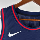 Regata Philadelphia 76ers Preta - City Edition