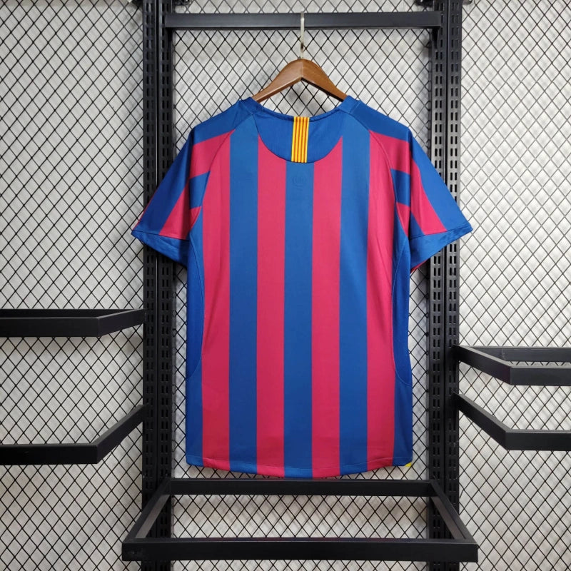 Camisa Barcelona Retrô 2005/06 Champions League Final - Masculina