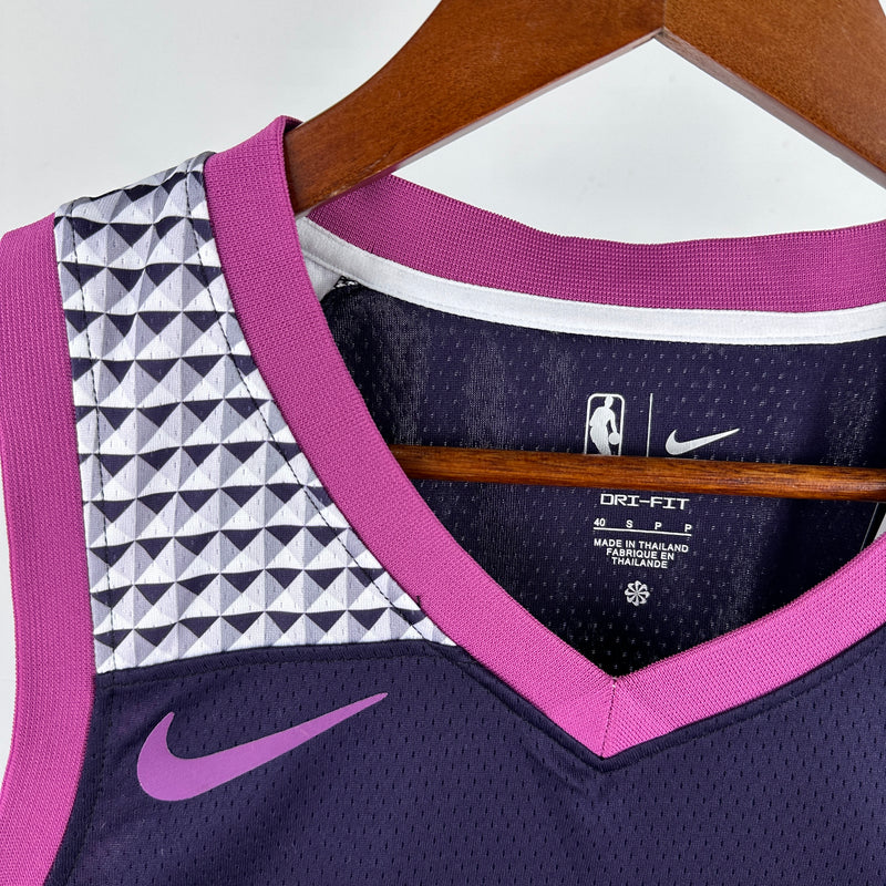 Regata Minnesota Timberwolves Roxa Swingman 2021/22 - City Edition