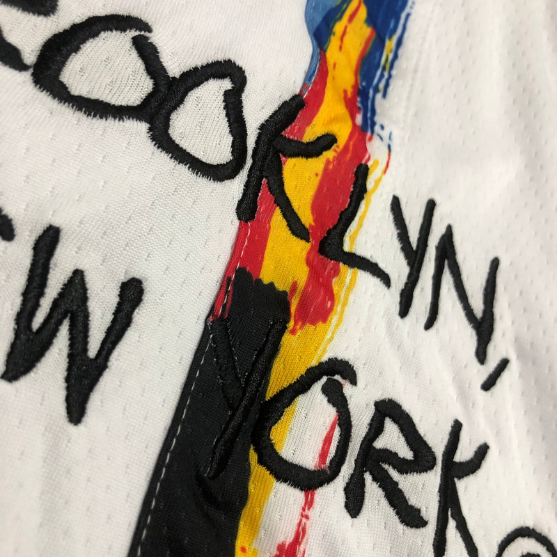 Bermuda Brooklyn Nets Branco 2022/23 City Edition Swingman