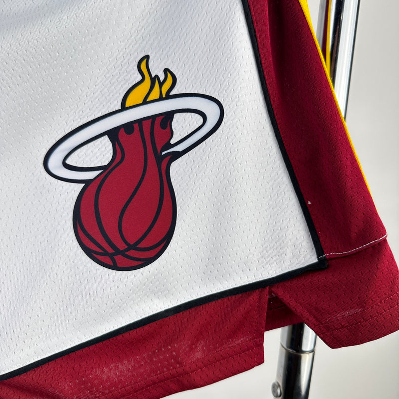 Bermuda Miami Heat Branco 2023