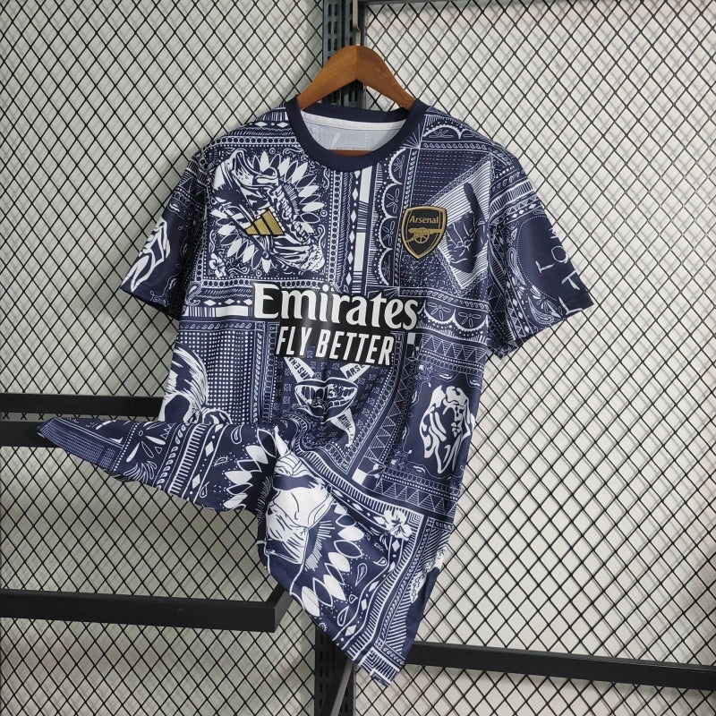 Camisa Pré-jogo Arsenal Ian Wright 2024 - Masculina