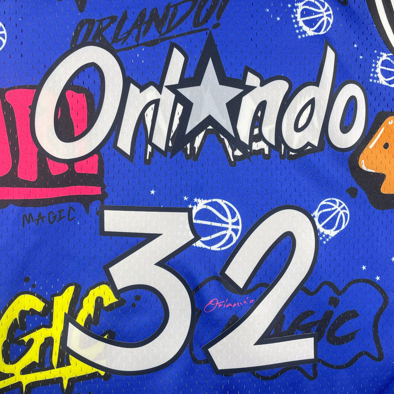 Regata Orlando Magic Slap Sticker Azul 1994/95 - Hardwood Classics