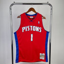 Regata Detroit Pistons Vermelha Swingman 2008/09 - Hardwood Classics