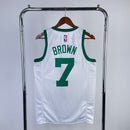 Regata Boston Celtics Branca Swingman - Classic Edition Jaylen Brown