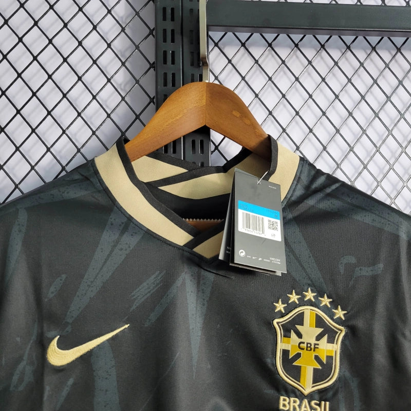 Camisa Brasil "Ouro Negro" Edição Especial 2022 Torcedor - Masculina