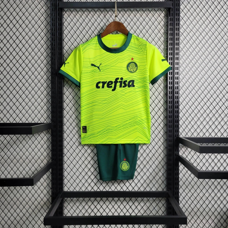 Conjunto Infantil 3 Palmeiras 2023/24 - Unissex