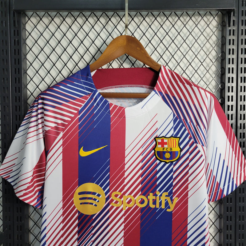 Camisa Pré-Jogo Barcelona 2023/24 Torcedor - Masculina