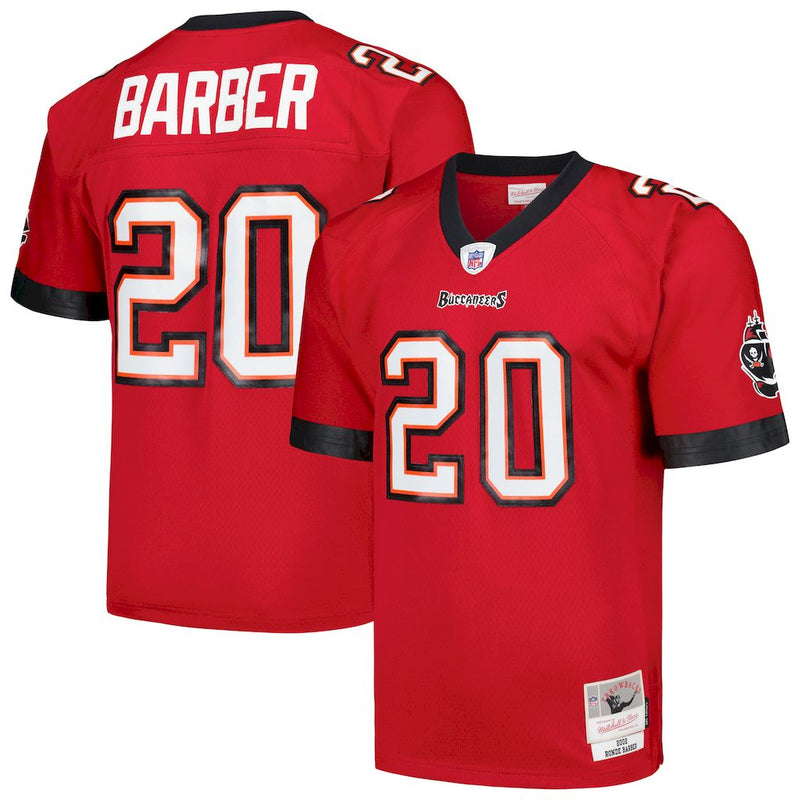 Camisa Ronde Barber Tampa Bay Buccaneers Mitchell & Ness Legacy Replica - Vermelha