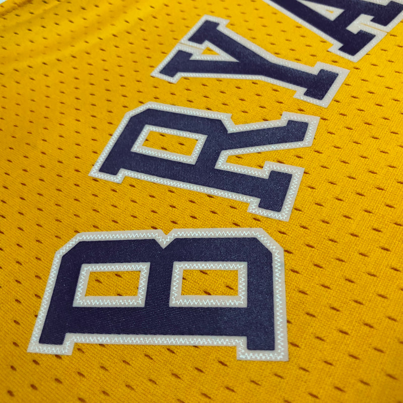 Regata Los Angeles Lakers Kobe Bryant Amarela 1996/97 - Hardwood Classics